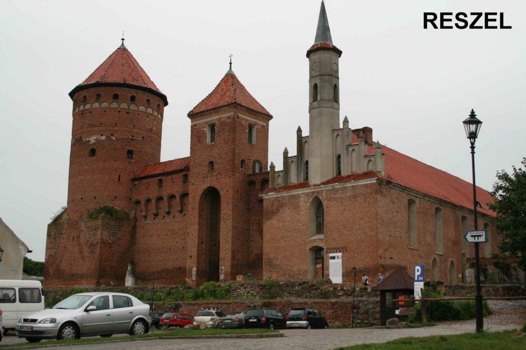 Gotycki zamek i kościół w Reszlu