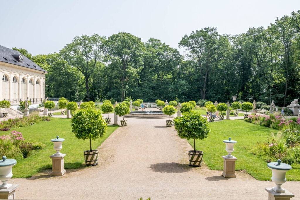 Park "Łazienki Królewskie" w Warszawie
