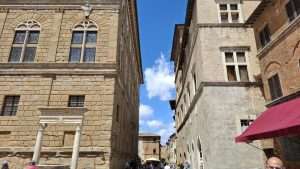 Miasto Pienza w Toskanii