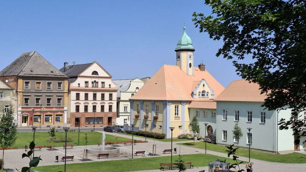 Miasto Javornik w Czechach